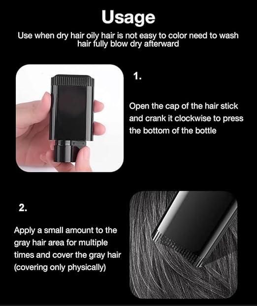 Instant Black Hair Cover Stick – Quick & Easy Solution (20gm)