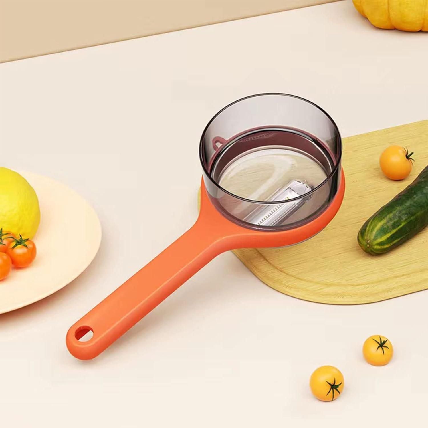 Mess-Free Magic Peeler – Peel, Store & Save Time